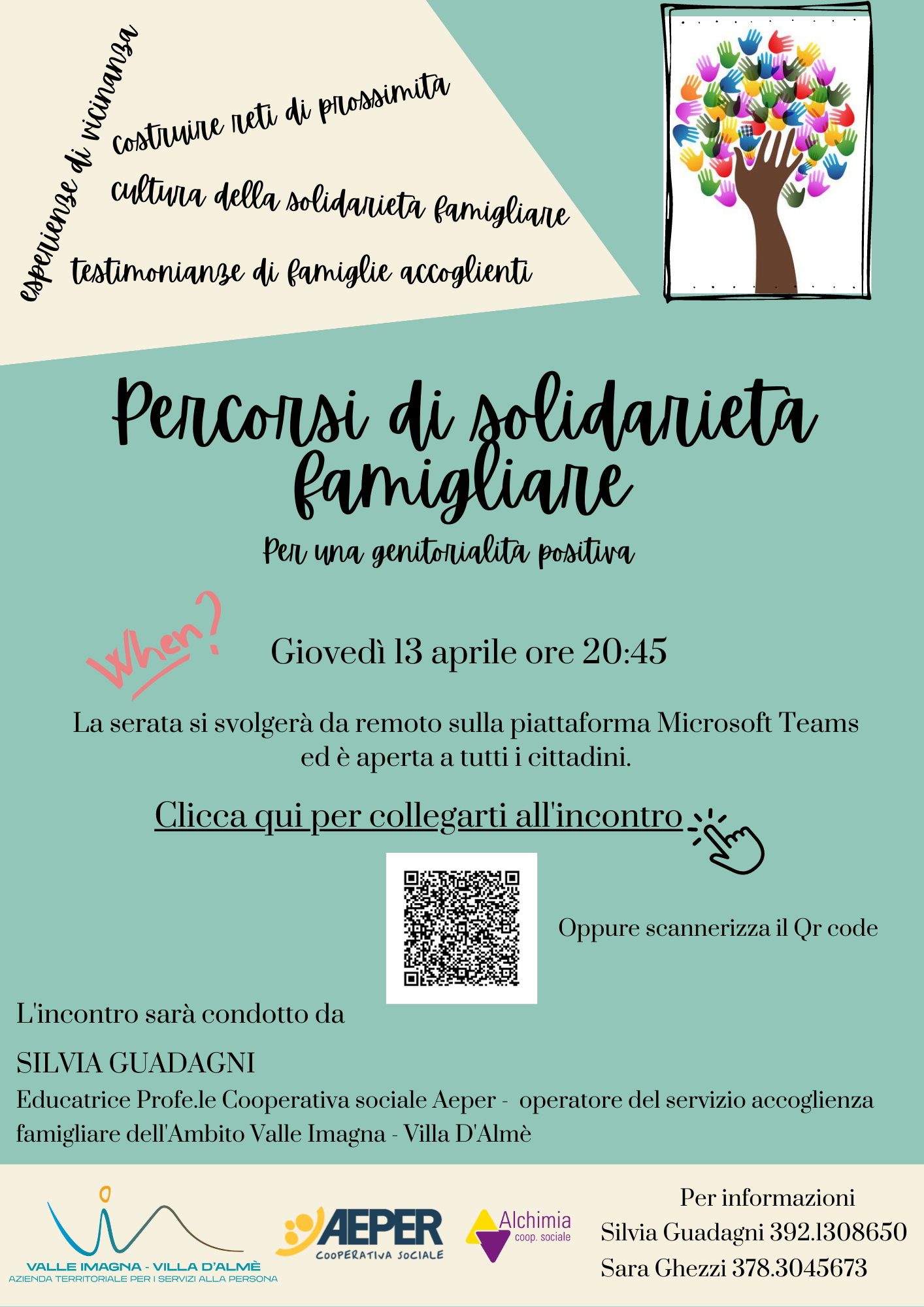 Webinar percorsi di solidarietà famigliare